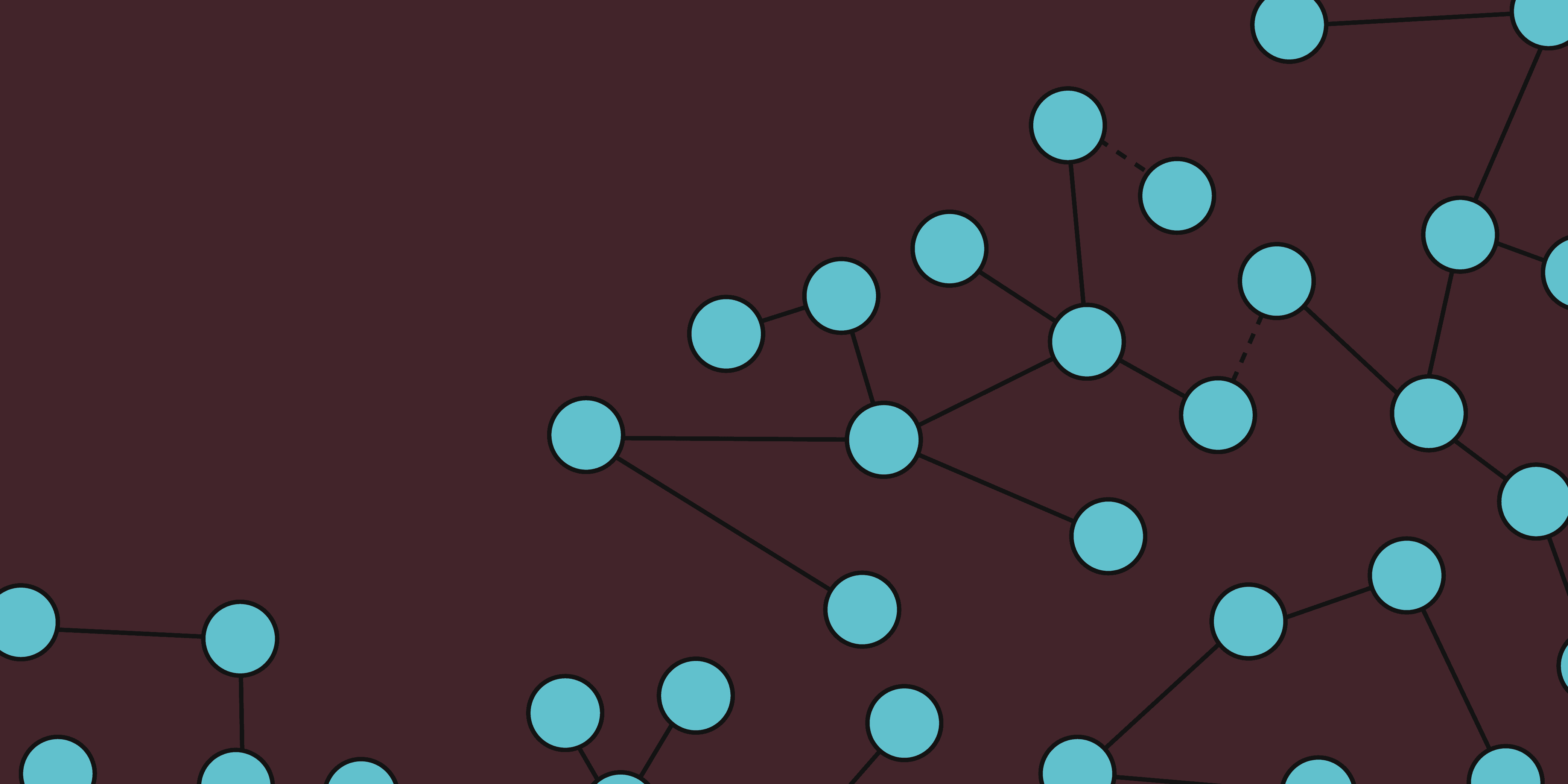 Illustration of connected nodes in a Wirepas Mesh network.