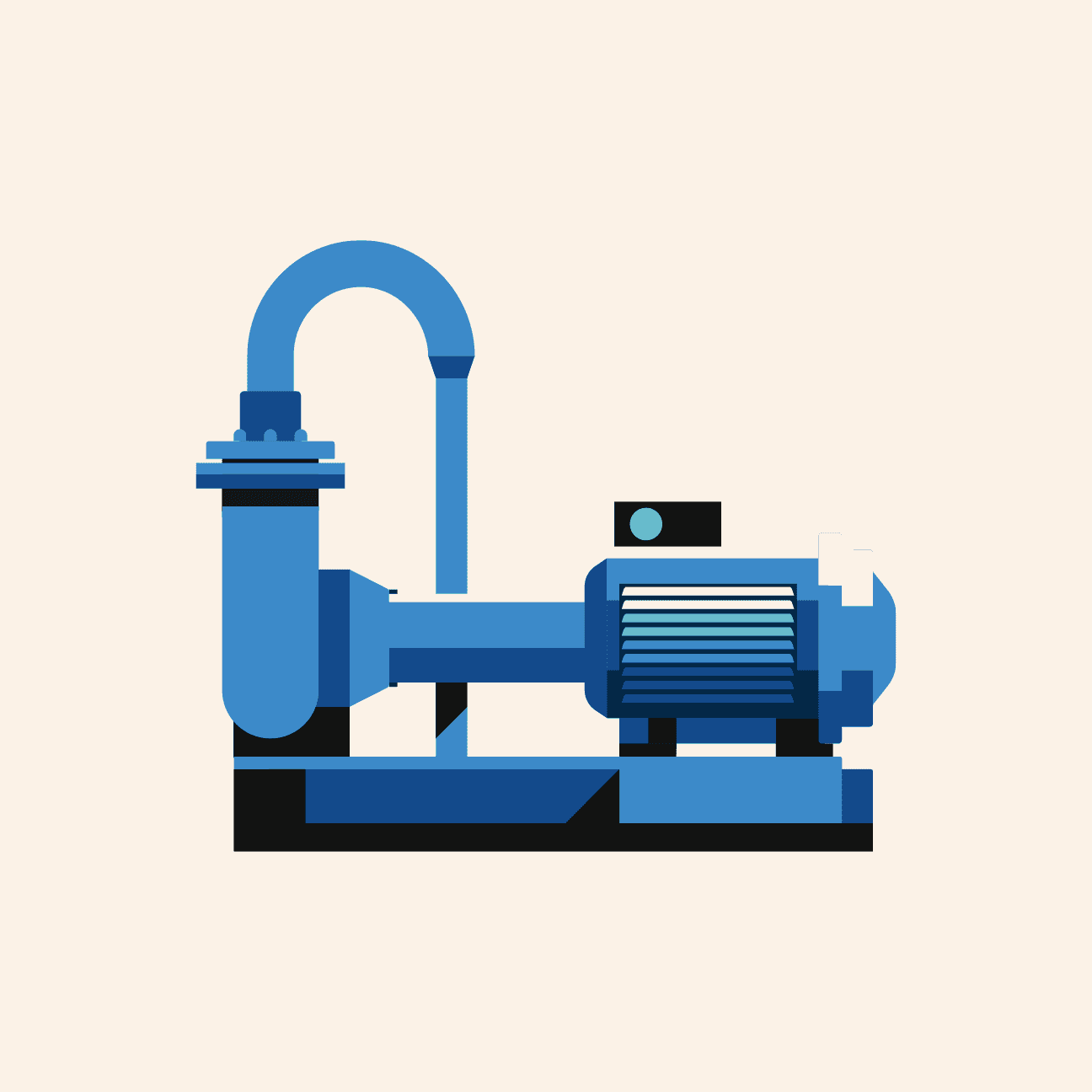 Illustration of smart manufacturing predictive maintenance