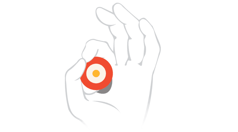 Illustration of a hand showing an OK sign