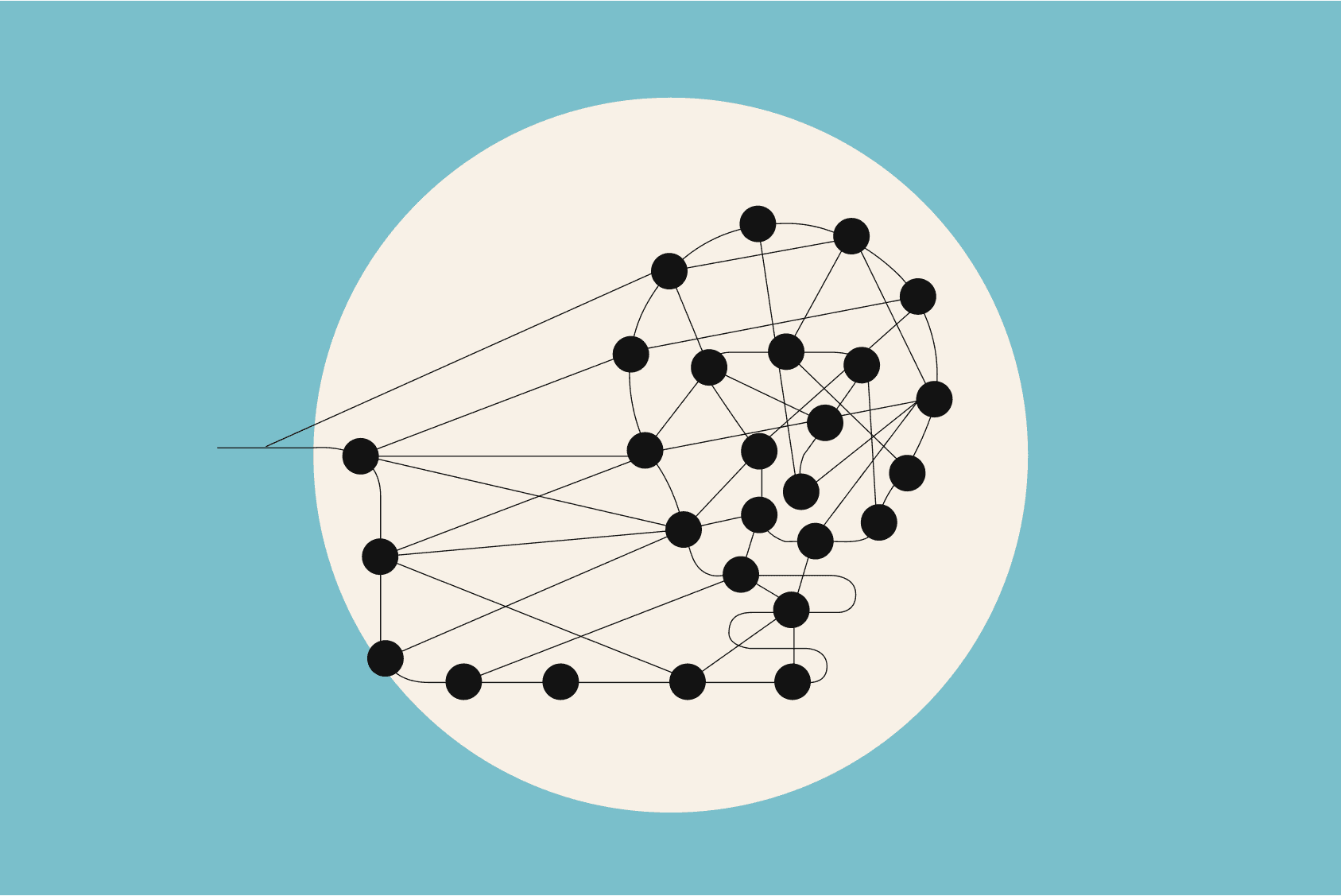 Illustration of a connected lightbulb