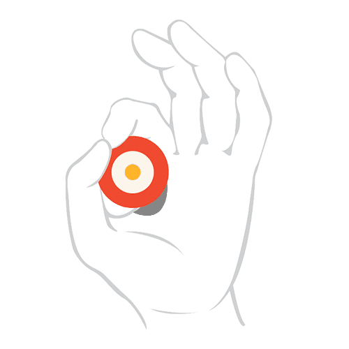 Hand in ok shape describing high standards