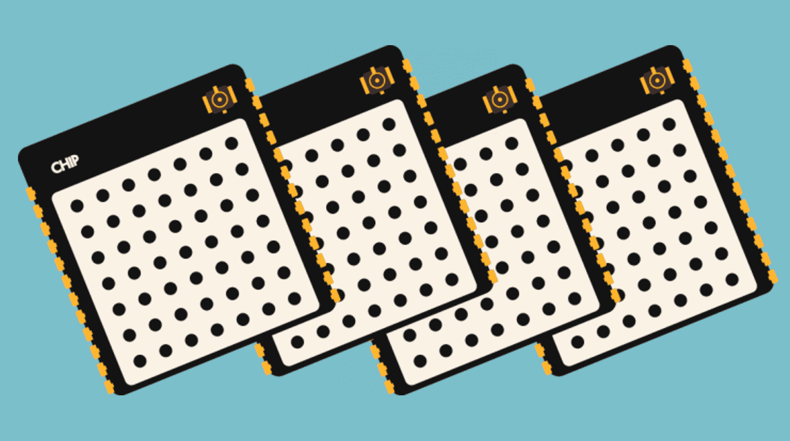 Illustration of radio chips that have new requirements due to the EU radio equipment directive RED En 18031