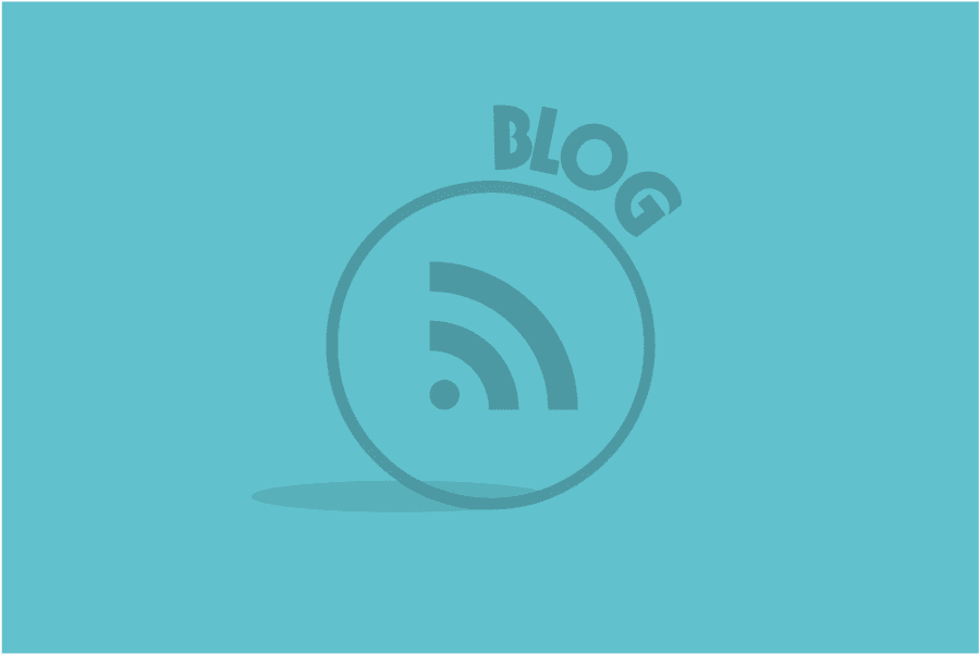 Illustration of connectivity bars and a text saying Blog