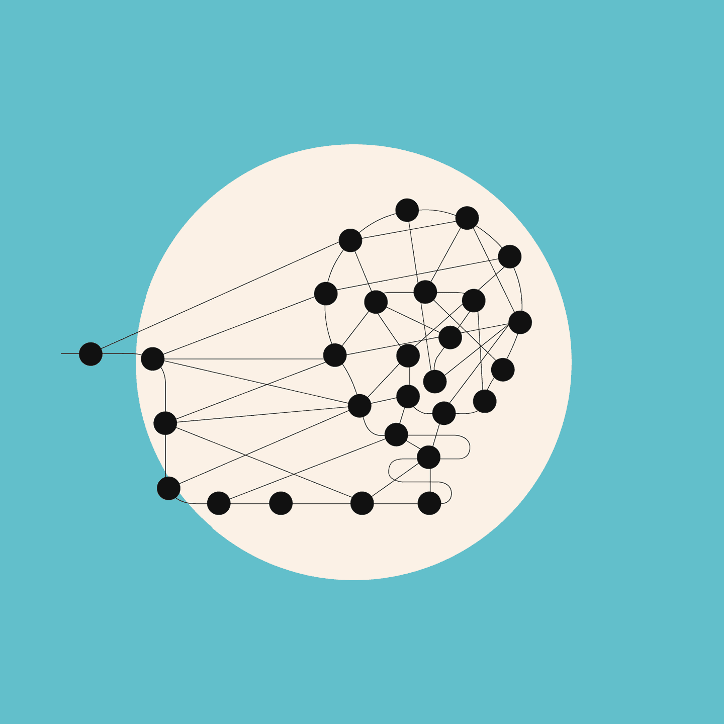 Illustration of a connected lamp